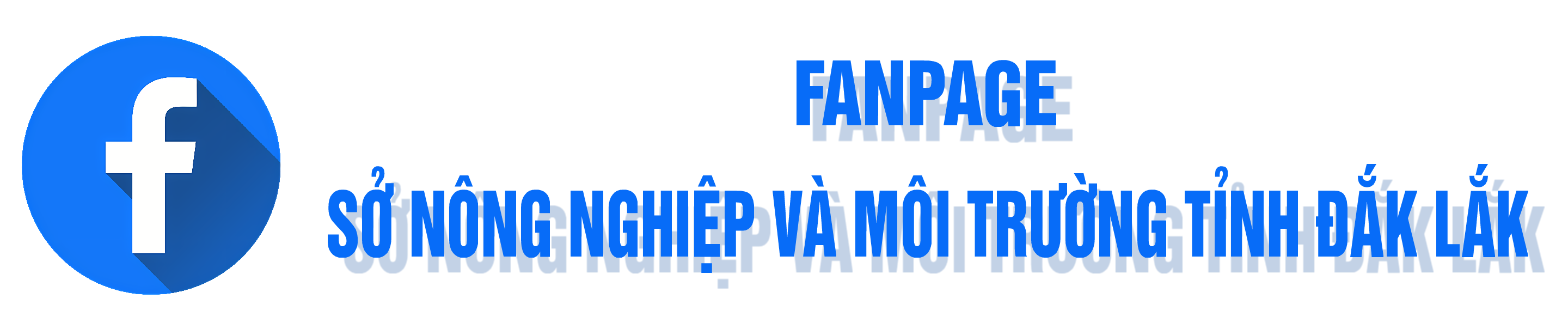 Fanpage Sở Nông nghiệp và Môi trường